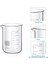 5ml 3000ML-5ML Pyrex Cam Beher Borosilikat Gg-17 Dereceli Beherler Ölçüm Cam Kimya Beherler (Yurt Dışından) 2