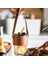 2 Adet Kapaklı 450ML 450ML Kahve Gözlük Kapaklı Bardak Saman Isıya Dayanıklı Deri Kapak Cam Kupa Su Bardağı Çay Şarap Drinkware Gözlük Tumbler (Yurt Dışından) 4