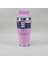 30OZ Açık Pembe 3 Logo Paslanmaz Çelik Bardak Çift Duvar Su Termal Termos Kahve Kupa Yetys Şişeler Termoslar 30OZ 20OZ Bardak Su Şişesi (Yurt Dışından) 1