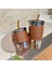 C12 450ML Kapasite 350ML 450ML Yaratıcı Cam Kahve Pipetli Bardak Kapaklı Isıya Dayanıklı Su Şişesi Bira Çay Drinkware Çift Kahve Pipetli Kupa (Yurt Dışından) 5