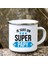 UXH156987-A015WH-8 Süper Tonton Papy Baskılı Komik Emaye Yaratıcı Kahve Fincanları Kamp Kupalar Kolu Drinkware Tatil Kupa Babalar Günü En Iyi Hediyeler (Yurt Dışından) 1