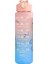 Pembe 900 ml 900 ml Su Şişesi Öğrenci Içme Pipetli Şişe Plastik Spor Su Bardağı Spor Sürahiler Spor Su Şişesi 32 Oz Uzay Bardağı (Yurt Dışından) 1