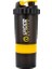 Sarı 550ML 3 Katmanlı Shaker Protein Şişesi 550ML Peynir Altı Suyu Tozu Blender Kupası Sevimli Su Şişesi Spor Fitness Shakel Şişeleri Vaso Shaker Gym (Yurt Dışından) 1
