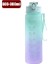 New-04 800-1000ML 1 Litre Motivasyon Su Şişesi Saman Memesi ile Zaman Işaretleyici ile Spor Salonu Kamp Turu Için Sızdırmaz Spor Su Şişesi (Yurt Dışından) 2