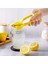 Sarı Ev Manuel Limon Sıkacağı Alüminyum Alaşımlı El Preslenmiş Portakal Meyve Sıkacağı Taşınabilir Pratik Mutfak Aletleri Mini Blender (Yurt Dışından) 1