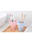 Pembe Panda 200 ml Teleskopik Su Bardağı Açık Katlanır Fırçalama Ağız Fincan Seyahat Taşınabilir Silikon Kamp Yürüyüş Su Bardağı Drinkware (Yurt Dışından) 5