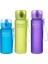 Pembe 400ML 400ML/560ML Su Şişesi Öğrenci Spor Su Bardağı Plastik Taşınabilir Su Deposu Çift Kupa Açık Seyahat Spor Su Şişesi (Yurt Dışından) 3