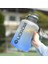 Mavi Degrade 2460ML 2.46L Su Şişesi Büyük Kapasiteli Su Isıtıcısı Saman ile Spor Fitness Kamp Bisiklet Açık Taşınabilir Spor Salonu Büyük Su Bardağı Ölçekli (Yurt Dışından) 4