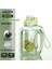 LD-GREEN-1800PC 1700-2500 ml Su Şişesi 2 Litre Tritan Malzeme Hassas Ölçekli Taşınabilir Büyük Kapasiteli Su Şişesi Erkekler Kadınlar Için Spor Spor (Yurt Dışından) 1