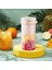Pembe Taşınabilir Mini Meyve Sıkacağı Blender 350 ml USB Şarj Edilebilir Smoothie Maker Milkshake Mikser Ev Meyve Sıkacağı Makinesi Mutfak Robotu Freshjuice (Yurt Dışından) 1