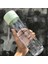 Şeffaf Yeşil 800ML 800ML/600ML Büyük Kapasiteli Spor Meyve Limon Suyu Içme Şişesi Demlik Temizle Taşınabilir Plastik Su Şişesi (Yurt Dışından) 1