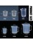 50ML 20ML / 30ML /50ML /250ML /500ML/1000ML Şeffaf Plastik Ölçüm Kabı Dayanıklı Sıvı Ölçü Sürahi Bardak Kabı Pişirme Kabı Için (Yurt Dışından) 2