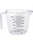 Mavi 600 ml 150/300/600 ml Kolu Su Süt Yumurta Ölçeği Ölçüm Fincan Kupa Ölçüm Aracı (Yurt Dışından) 2