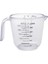 Mavi 600 ml 150/300/600 ml Kolu Su Süt Yumurta Ölçeği Ölçüm Fincan Kupa Ölçüm Aracı (Yurt Dışından) 5