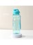 Gökyüzü Mavi 650ML 650ML Su Bardağı Spor Su Şişesi Çift Su Bardağı Plastik Taşınabilir Su Deposu Anti-Damla Açık Halat Su Şişesi Hediye Kupa (Yurt Dışından) 1
