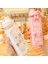 Beyaz G 900 ml Kawaii Shaker Su Şişesi Saman Etiket Sevimli Bpa Ücretsiz 700 ML/900 ml Plastik Çay Süt Taşınabilir Gourde Içme Şişesi Kız Için (Yurt Dışından) 4