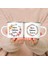 -A015WH-8 360 ml Kişiselleştirilmiş Fransız Baskı Kupalar Özel Ad Kahve Fincanları Içecek Su Süt Kupası Emaye Kupa Okul Ev Kolu Drinkware Öğretmen Hediye (Yurt Dışından) 3