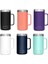 A9 24OZ Kupa Paslanmaz Çelik Tumbler Yetys Süt Kupası Çift Duvar Garrafa Vakum Yalıtımlı Şarap Bardağı Saplı Kahve Su Şişesi (Yurt Dışından) 3