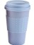 Mavi 201-300 ml Çevre Dostu Kahve Çay Bardağı Buğday Samanı Seyahat Su Içecek Kupa Silikon Kapaklı Içme Kupaları (Yurt Dışından) 2