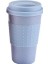 Mavi 201-300 ml Çevre Dostu Kahve Çay Bardağı Buğday Samanı Seyahat Su Içecek Kupa Silikon Kapaklı Içme Kupaları (Yurt Dışından) 5