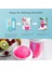 B Sarı 300ML Smoothies Kupası Ev Yapımı Milkshake Şişesi Slush Shake Maker Hızlı Soğutma Kupası Dondurma Slushy Maker Şişe Dropship Için Shake Kupası (Yurt Dışından) 2