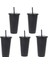 Siyah 710ML Pipetli Bardak 710ML Logolu Içecek Kapaklı Pipetli Kupalar Plastik Tumbler Mat Kahve Şişesi Kupası Food Grade Pp Plastik Pipetli (Yurt Dışından) 5