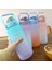 Pembe 1 2000 ml 2 Litre Su Şişesi Motivasyon Içme Şişesi Spor Su Şişesi Zaman Işaretleyici Çıkartmalar ile Taşınabilir Yeniden Kullanılabilir Plastik Bardaklar (Yurt Dışından) 2