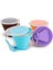 5 Adet 270ML Katlanır Bardak 270ML Bpa Ücretsiz Gıda Sınıfı Su Bardağı Seyahat Silikon Geri Çekilebilir Renkli Taşınabilir Açık Kahve Handcup (Yurt Dışından) 2