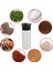 Label-5pcs 100MLSEASONING Shaker Şişeleri Plastik Mutfak Baharat Depolama Çeşni Kavanoz Tuz Biber Kutuları Mutfak Gadget Araçları Için (Yurt Dışından) 5