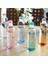 Yeşil 500 ml 500 ml Büyük Kapasiteli Cam Su Şişesi Zaman Işaretleyici Kapaklı Su Içecek Şeffaf Süt Suyu Basit Fincan Doğum Günü Hediyesi (Yurt Dışından) 3