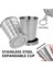 75ML 2pcs Paslanmaz Çelik Katlanır Bardak Katlanabilir Seyahat Kamp Tencere Geri Çekilebilir Bardak Çay Fincanı Teleskopik Bardak Drinkware 75ML/150ML/250ML (Yurt Dışından) 5