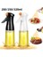 2 Adet 320 ml Beyaz 2 Adet Yükseltilmiş Mutfak Zeytinyağı Püskürtücü Şişe Pişirme Pişirme Sirke Sis Püskürtücü Barbekü Sprey Şişesi Pişirme Piknik Aracı (Yurt Dışından) 2