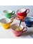 L Gızılı Seramik Kupalar Kahve Fincanı Kahvaltı Gevreği Sevimli Seramik Bardak Süt Ev Büyük Kapasiteli Yulaf Ezmesi Kupa Drinkware Ev Dekor (Yurt Dışından) 4