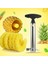 Sarı Paslanmaz Çelik Ananas Dilimleme Soyucu Meyve Tart Dilimleme Mutfak Kolay Araç Ananas Spiral Kesim Makinesi Mutfak Aksesuarları (Yurt Dışından) 1