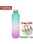 12 1000 ml 1 Litre Su Şişesi Motivasyon Içme Şişesi Spor Su Şişeleri Zaman Işaretleyici Çıkartmalar ile Taşınabilir Yeniden Kullanılabilir Plastik Bardaklar (Yurt Dışından) 2