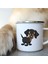 XH1724-A015WH-8 360ML Dachshunds Köpek Emaye Kahve Kupaları Seviyorum Kamp Piknik Şenlik Ateşi Parti Bira Içecek Suyu Kola Bardak Açık Seyahat Kakao Su Kupa (Yurt Dışından) 4