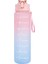 PINK1-900ML 800-2000ML 2 Litre Spor Su Pipetli Şişe Erkek Kadın Spor Su Şişesi Açık Soğuk Su Bottlesc Zaman Işaretleyici ile Drinkware Yeni (Yurt Dışından) 2