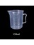 250ML 20ML / 30ML /50ML /250ML /500ML/1000ML Plastik Mezun Ölçüm Kabı Şeffaf Karıştırma Kupası Dıy Karıştırma Aracı Jugcup Konteyner (Yurt Dışından) 1