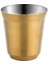 160ML-ALTIN 80-160ML 80/160ML Espresso Kupalar 304 Paslanmaz Çelik Çift Katmanlı Haşlanma Önleyici Kahve Sütlü Içecek Kahvaltı Fincanları Yalıtımlı Kahve Kupaları (Yurt Dışından) 1