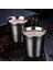 160ML-ALTIN 80-160ML 80/160ML Espresso Kupalar 304 Paslanmaz Çelik Çift Katmanlı Haşlanma Önleyici Kahve Sütlü Içecek Kahvaltı Fincanları Yalıtımlı Kahve Kupaları (Yurt Dışından) 2