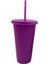 Açık Mor L Yeniden Kullanılabilir Içme Şişesi Su Pipetli Şişe Kahve Fincanı Süt Suyu Kupalar Su Bardakları Içme Bardağı Drinkware (Yurt Dışından) 5