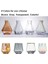 2 Adet Bardak Temizle Lüks Elmas Şekli Cam Su Isıtıcısı Doğal Ahşap Top Kapaklı Temizle Soğuk Su Sürahisi Suyu Içecek Sürahi Ev Drinkware (Yurt Dışından) 4