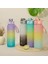 Pembe 1000 ml Su Bardağı Sıçramaya Dayanıklı Iyi Mühürlü Damlatmaz Bardak Zıplayan Kapak Taşınabilir Kordon Pipetli Şişe Isıya Dayanıklı Içme Bardağı (Yurt Dışından) 1