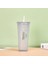 Lazer Beyaz 710ML Çift Duvar Dıy 710ML 24OZ Pastel Renkli Plastik Durian Tumbler Durian Pipetli ve Kapaklı Bardak No Logo Kapaklı ve Pipetli Bardak (Yurt Dışından) 1
