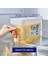Kare 3.5l Musluklu Büyük Soğuk Su Isıtıcısı Buzdolabı Limonata Şişesi Drinkware Su Isıtıcısı Pot Içecek Dispenseri Ev Soğuk Su Sürahisi Kova (Yurt Dışından) 3