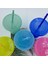 Açık Mavi 700 ml Payetli Glitter Saman Bardak Yeniden Kullanılabilir Gıda Sınıfı Hasır Kapaklı Kupalar Plastik Bardak Mat Kahve Suyu Süt Çay Içme Şişesi (Yurt Dışından) 5