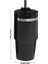 Siyah 600 ml Samanlı Su Şişesi Spor Su Şişesi Samanlı ve Kapaklı Paslanmaz Çelik Termal Bardak Çift Duvar Vakum Yalıtımlı (Yurt Dışından) 1
