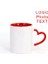 Kalp-Kırmızı 350ML Dropshipping Dıy Özelleştirilmiş 350ML 12OZ Seramik Kupa Baskı Resim Fotoğraf Logo Metin Kişiselleştirilmiş Kahve Süt Fincan Hatıra Çay Fincanları (Yurt Dışından) 1