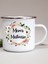 XH1727-A015WH-8 Fransız Çiçek Baskılı Emaye Kupalar Yaratıcı Kahve Kupa Süt Şarap Bira Içecek Meyve Suyu Fincanı Okul Ev Kolu Drinkware Öğretmen Hediyeler (Yurt Dışından) 1