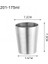 201 260 ml 1 Çift Duvar Kahve Şarap Bira Bira Kupa Kahve Su Bardağı Drinkware Suyu Su Bardağı Paslanmaz Çelik Kupalar Bardaklar Tumbler Bar Drinkware (Yurt Dışından) 4